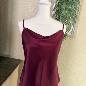 Banana Republic Deep Red Satin Camisole